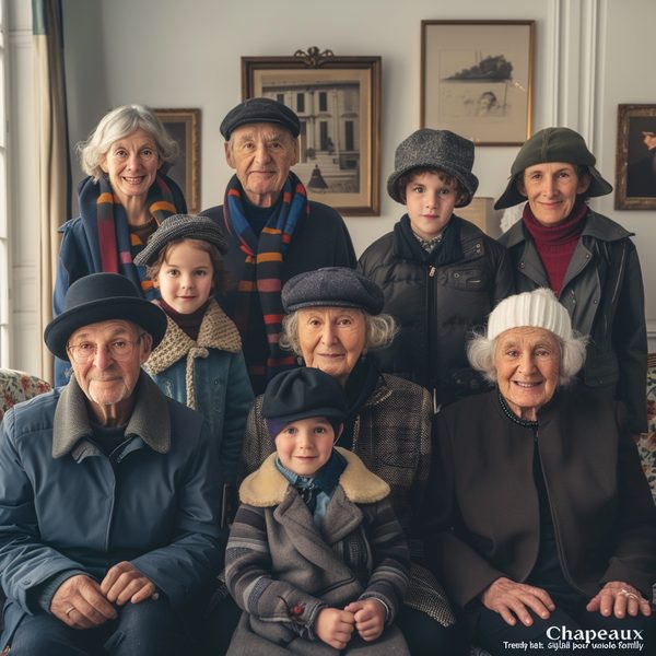 Chapeaux tendance : berets élégants pour toute la famille