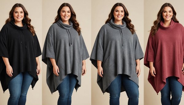 Découvrez les ponchos polaires grande taille : style et confort !